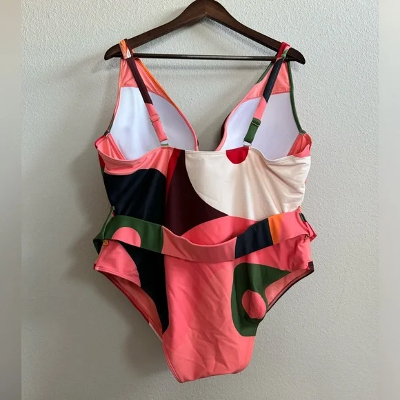 Anthropologie Multicolor One Piece Swimsuit - Picture 6 of 10